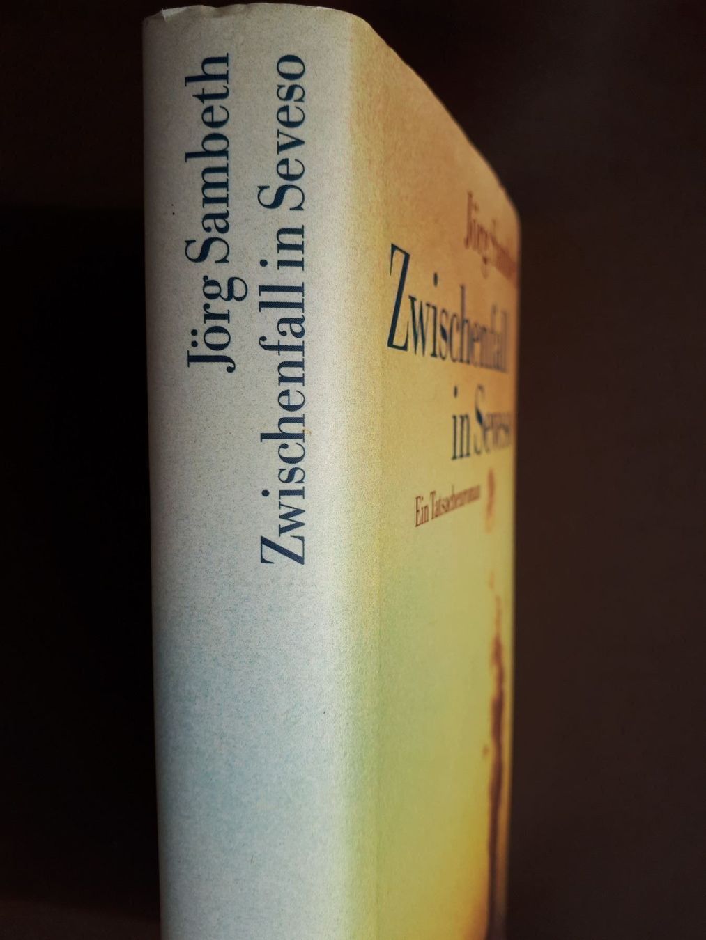 Bücher: Jörg Sambeth  Zwischenfall in Seveso – Gebraucht aus Basel von Alacant 2