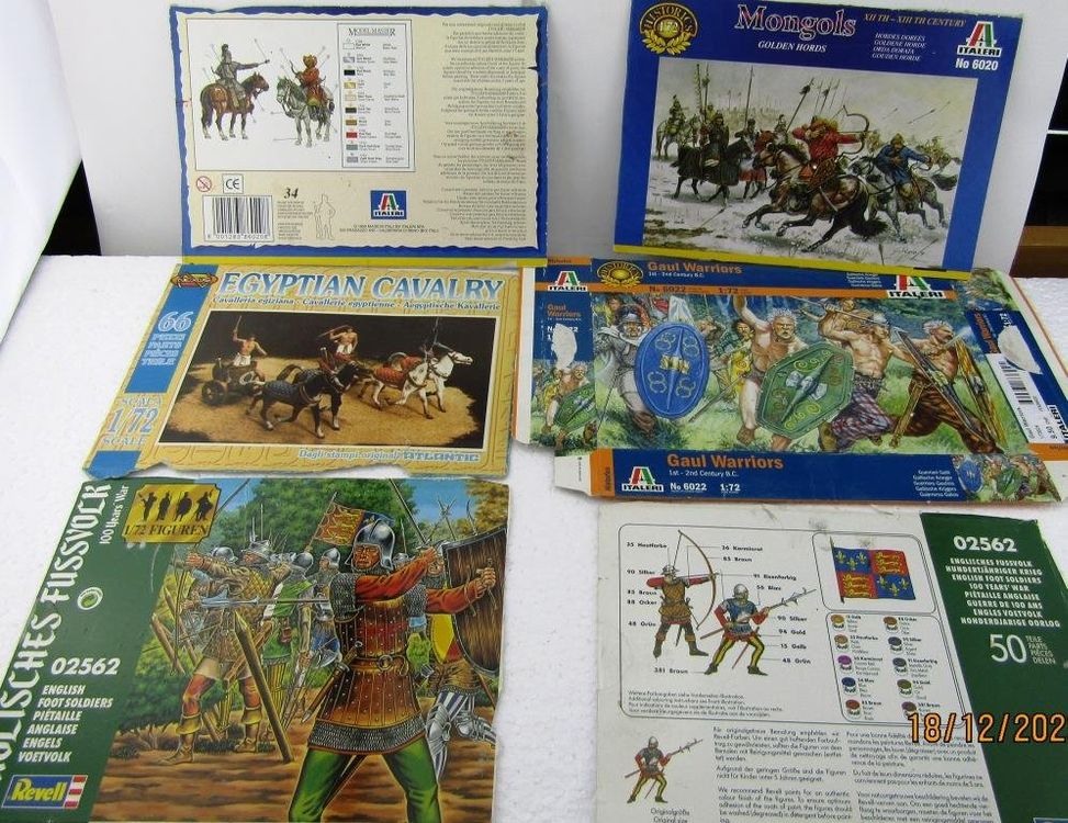 Römer - Ritter - Soldaten - 1:72 - z.T. bemalt oder in OVP (Gebraucht ...