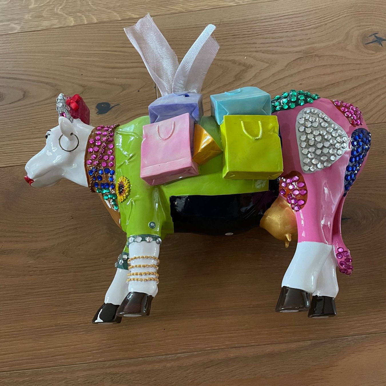 Statuette: Cow Parade Kuh "Ms. Moolevard on the Boulevard" – Usato da Walde AG venduto da Flumsi66 5