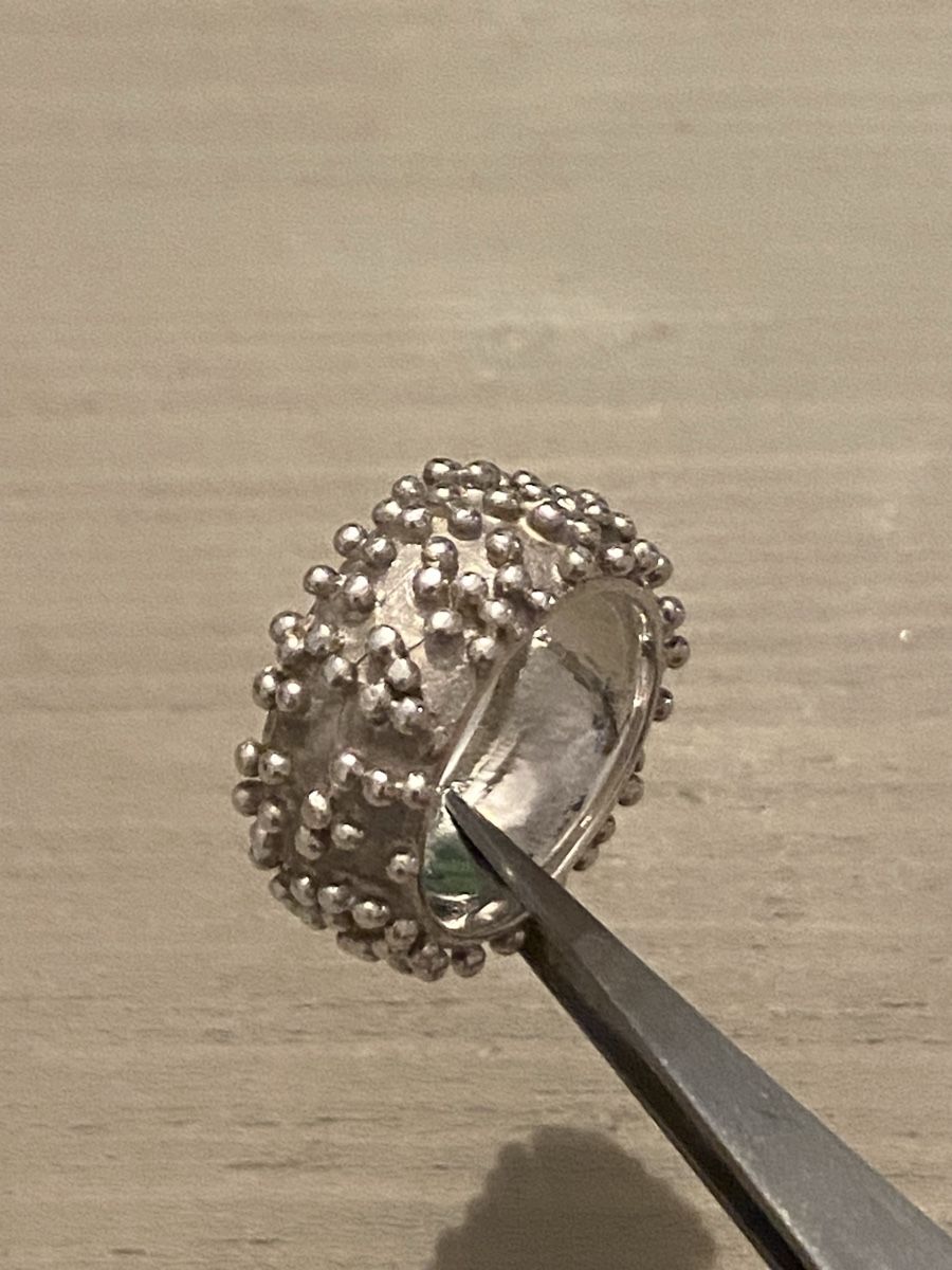 Anelli: Kugelring Sterlingsilber 925 – Usato da Birr venduto da Vintage-Liebhaber