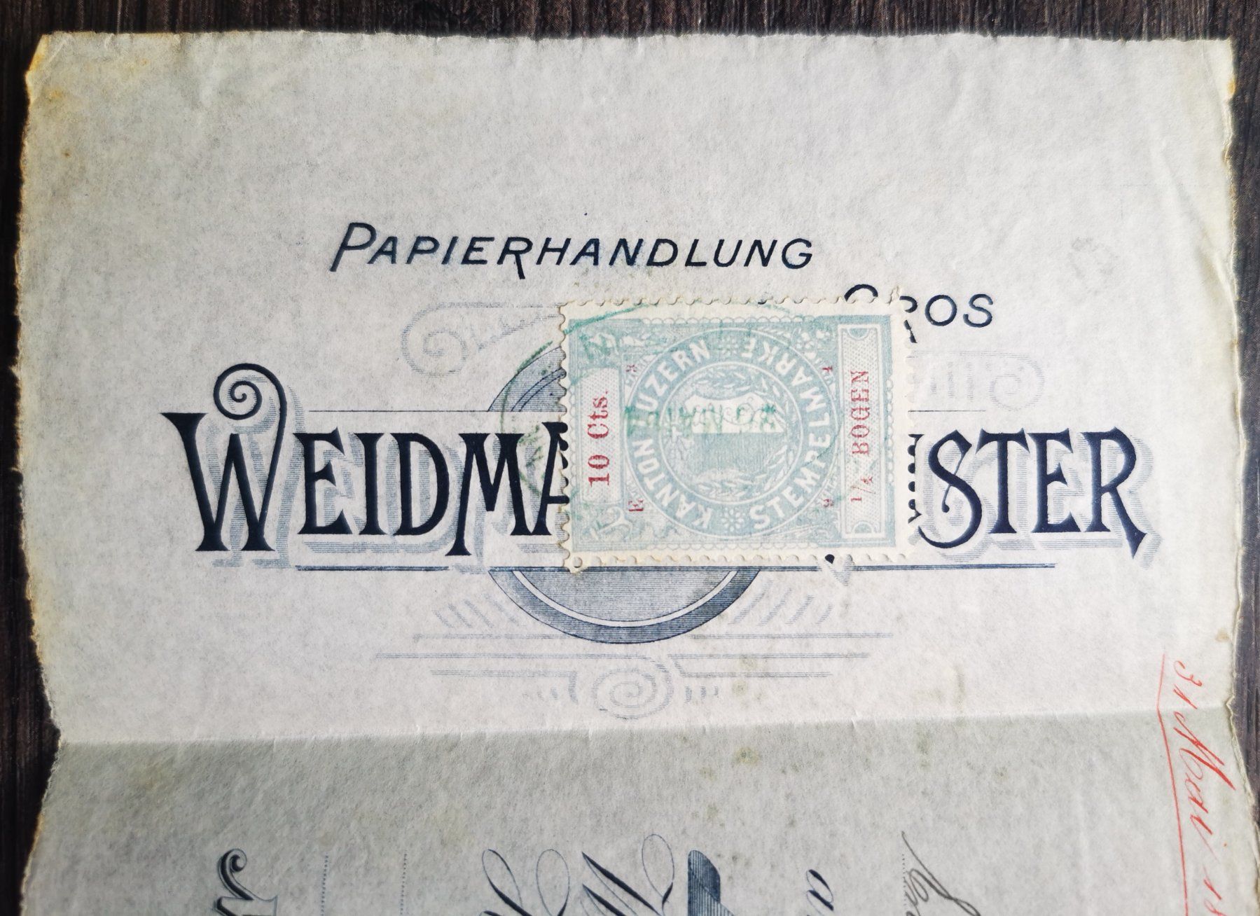 Tutti i francobolli: TR48 Enveloppe + Timbre Suisse 1892 – Usato da Cousset venduto da Patrick_Collections 3