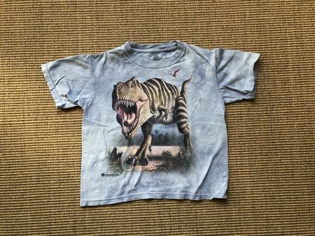 Batik Dinosaurier T-Shirt Grösse 128