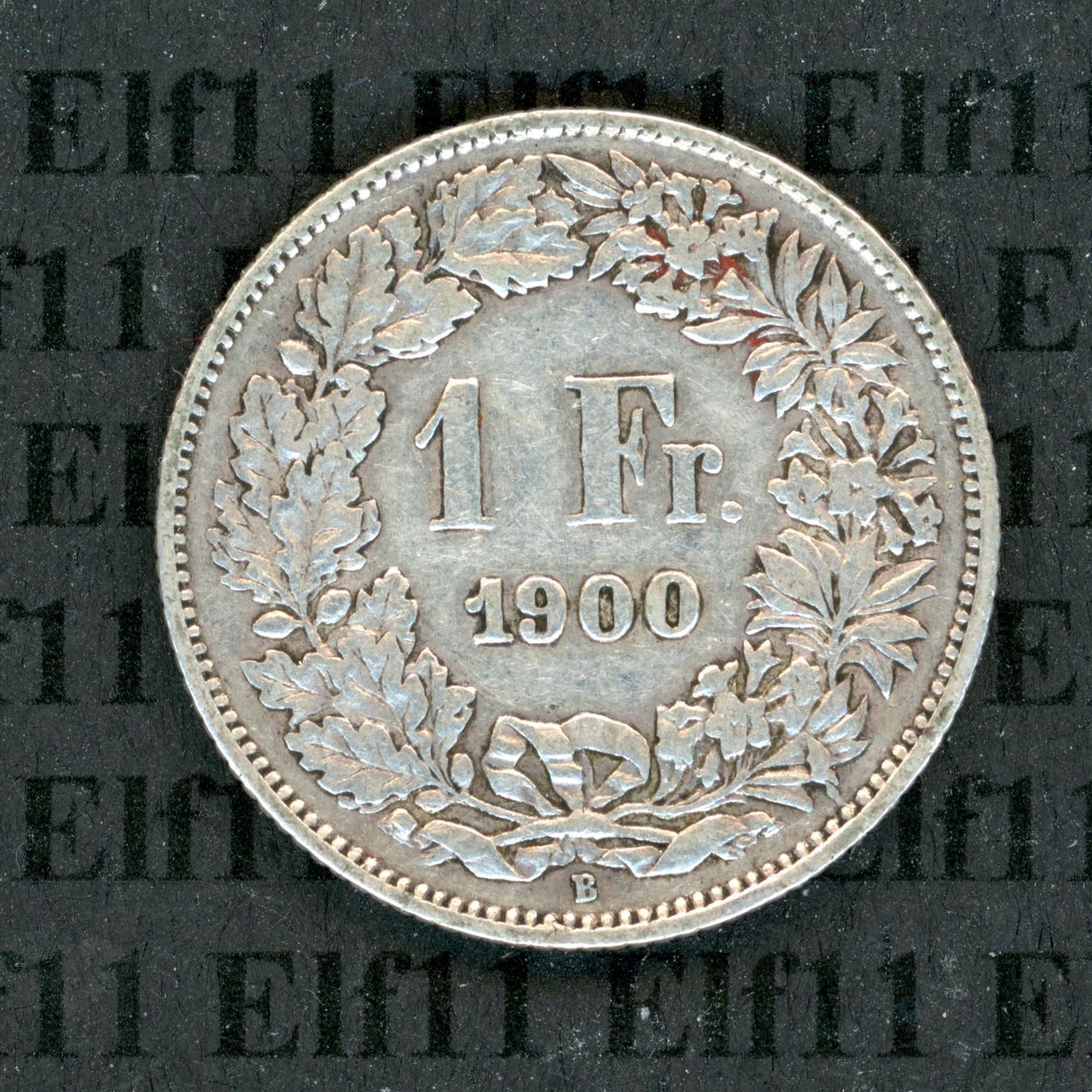 Tutti le monete: CHF___1.00 1900 -vz 1 Franken – Usato da Widnau venduto da Elf11