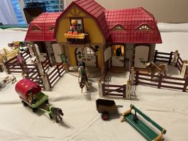 Playmobil Horse Farm Set - Complete with many add. pieces