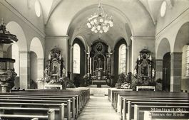 MÜMLISWIL Inneres der Kirche