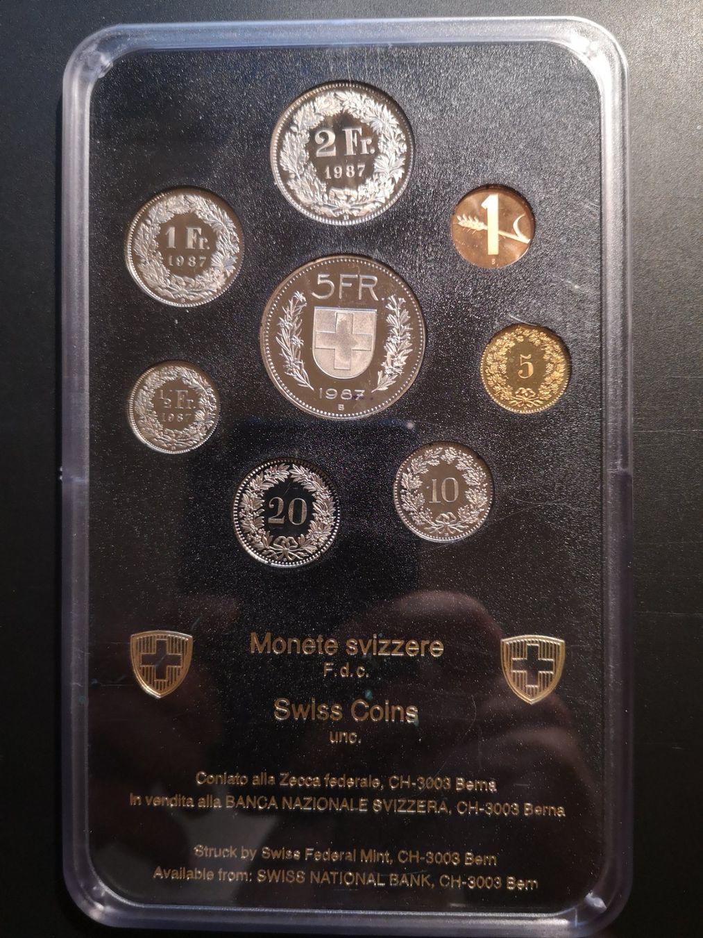 Tutti le monete: Münzsatz 1987 NEU – Nuovo e nell'imballaggio originale da Lostorf venduto da rubileo