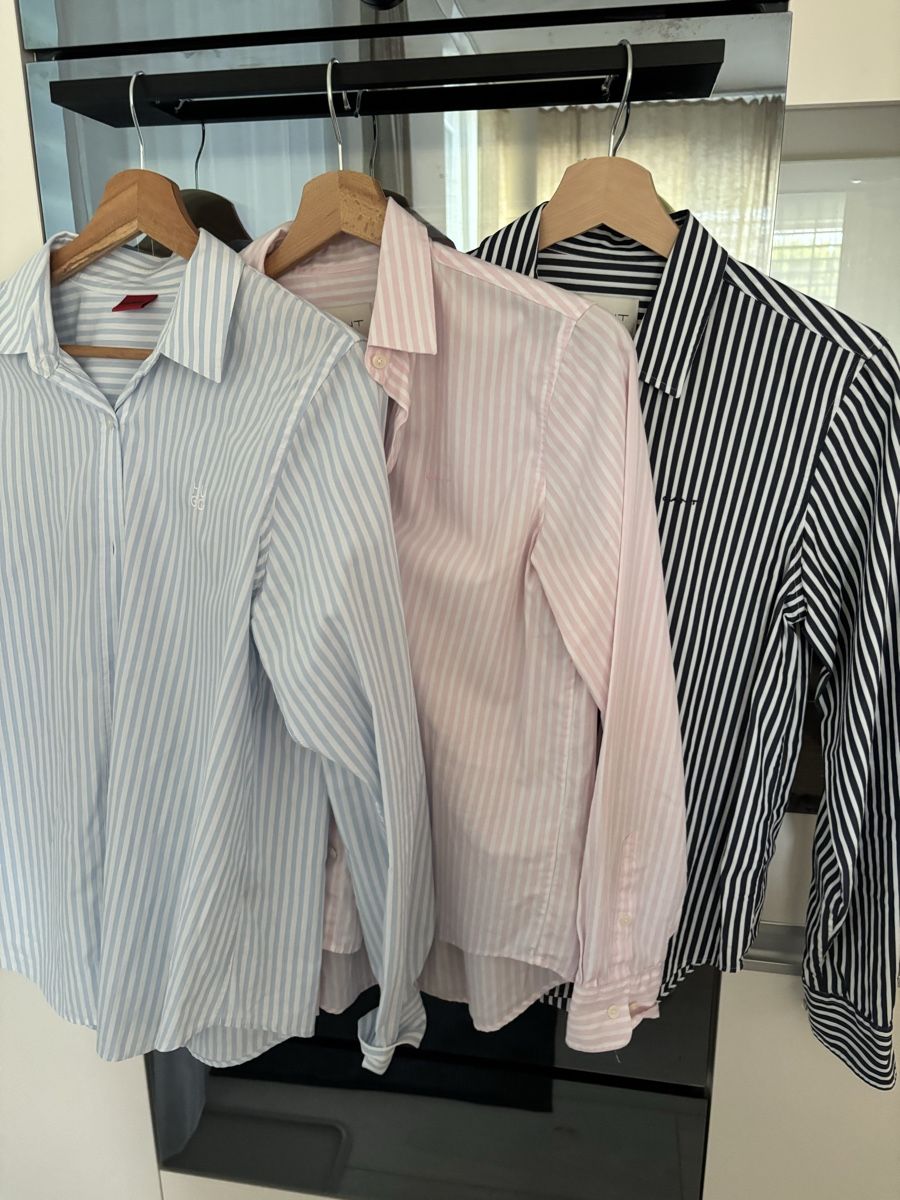 Kleiderpakete: 3x Baumwollbluse gestreift – Gebraucht aus Neunkirch von Dama0