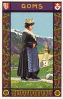 Goms   VS   -   Bezirk  -   Frauen-Tracht