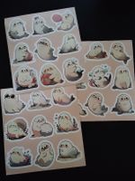 autocollants phoques mignons kawaii état neuf