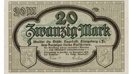 Königsberg 20 Mark 11.1918 VZ++-UNZ