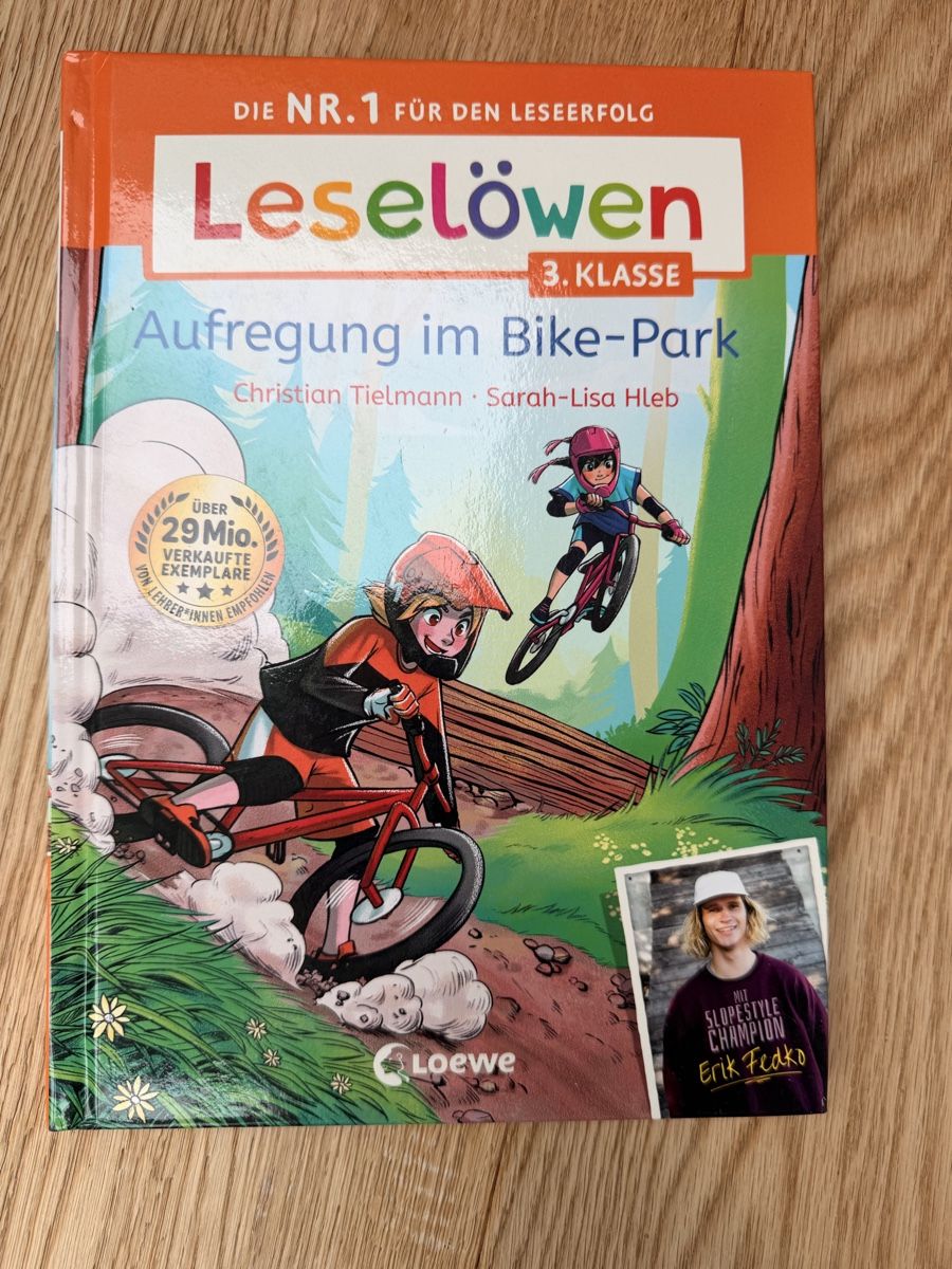 Libri: Aufregung im Bike-Park, Leslöwen 3.Kl – Usato da Lachen SZ venduto da Claudia8281