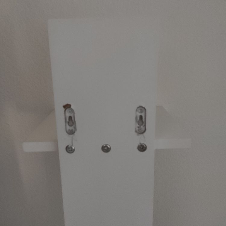 2 Stück Wandregal Weiß 60cm  D304705 WR102 Weiß 2er