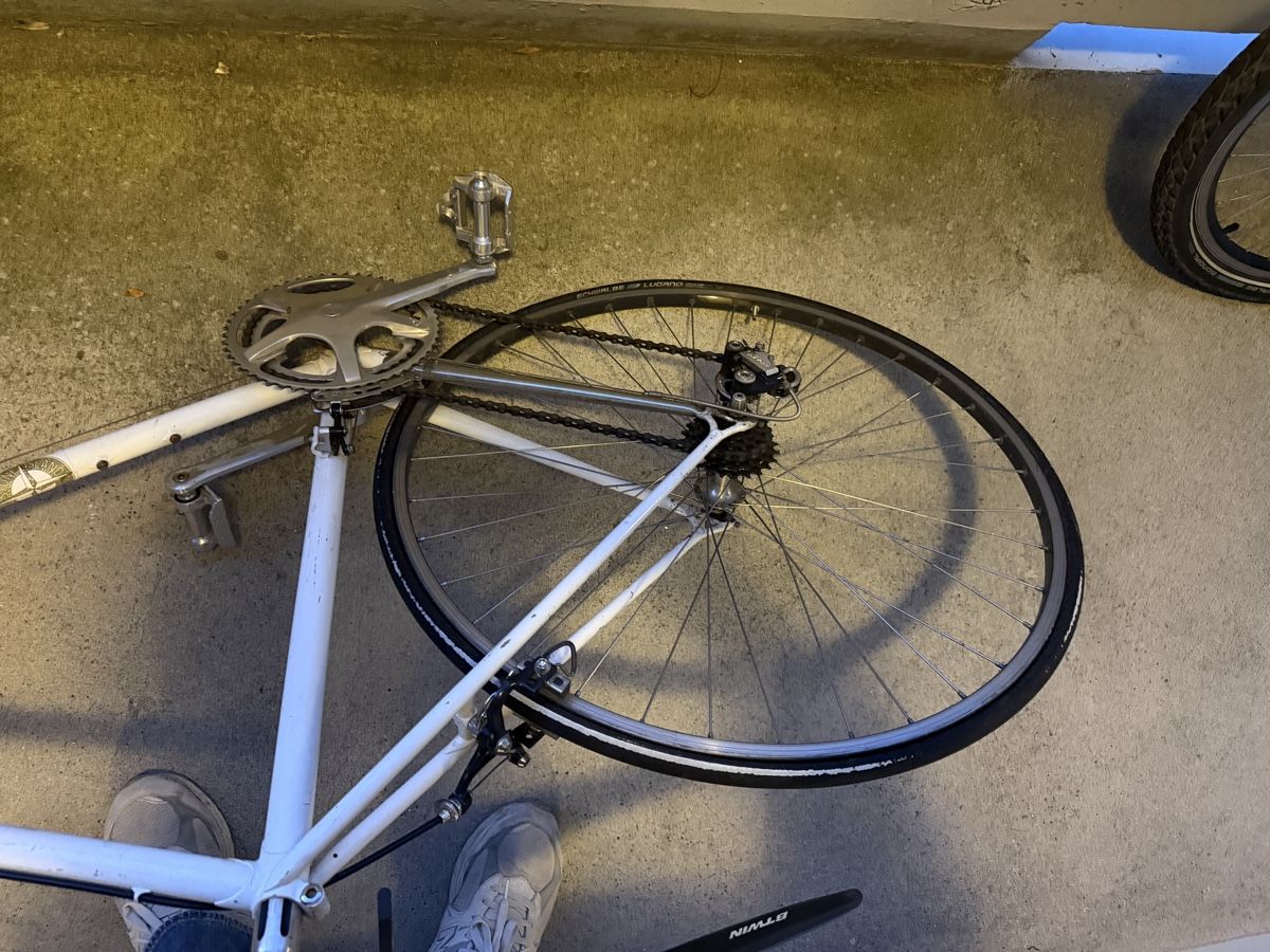 Velos: Rennrad Rahmen weiss  gebraucht – Gebraucht aus Zürich von fresh0001 1