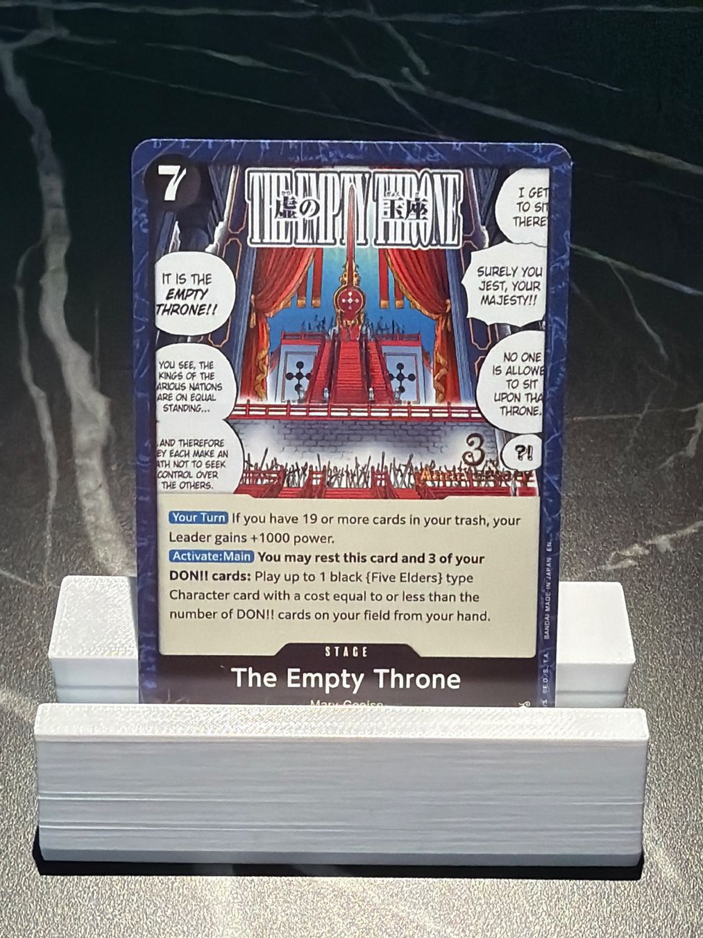 Bandai Carte collezionabili: One Piece OP13-099 The Empty Throne 3 Anniversary, Englisch – Nuovo (secondo la descrizione) da St. Gallen venduto da cambitcg