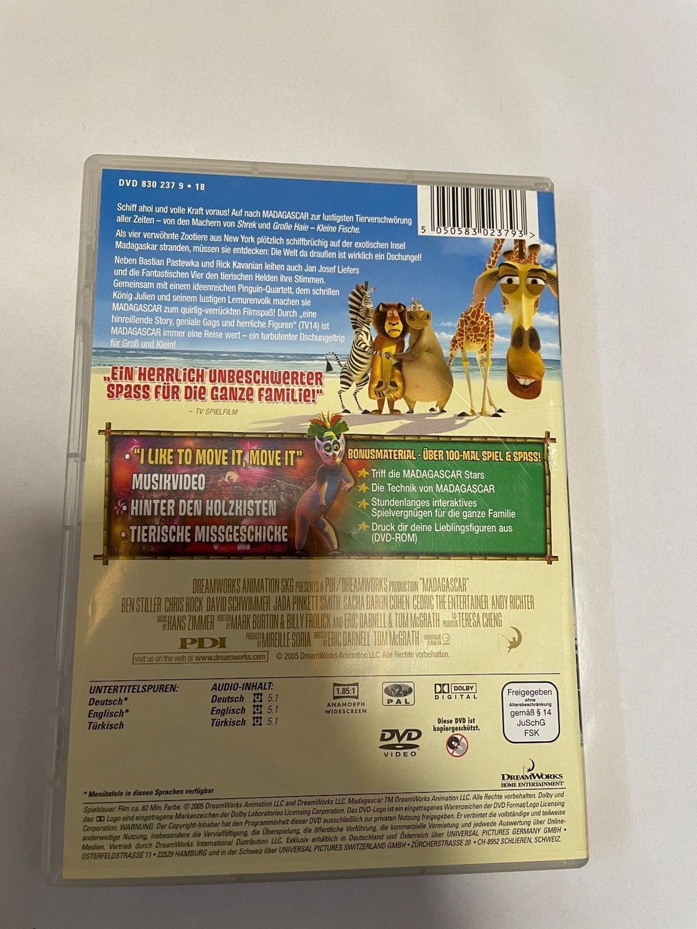 Tutti i DVDs: DVD Madagascar – Usato da Auenstein venduto da moin. 1