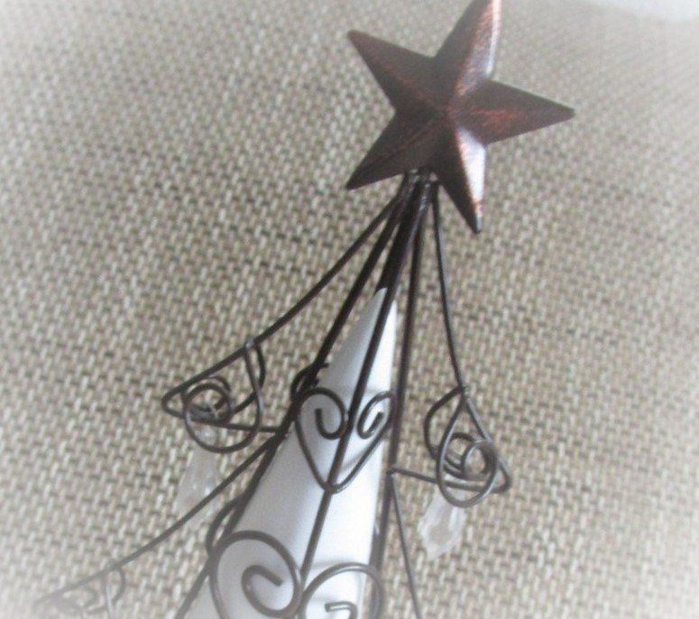 Tutte le decorazioni: Keramik  / Eisen Weihnachts Windlicht – Usato da Amriswil venduto da used2use 1