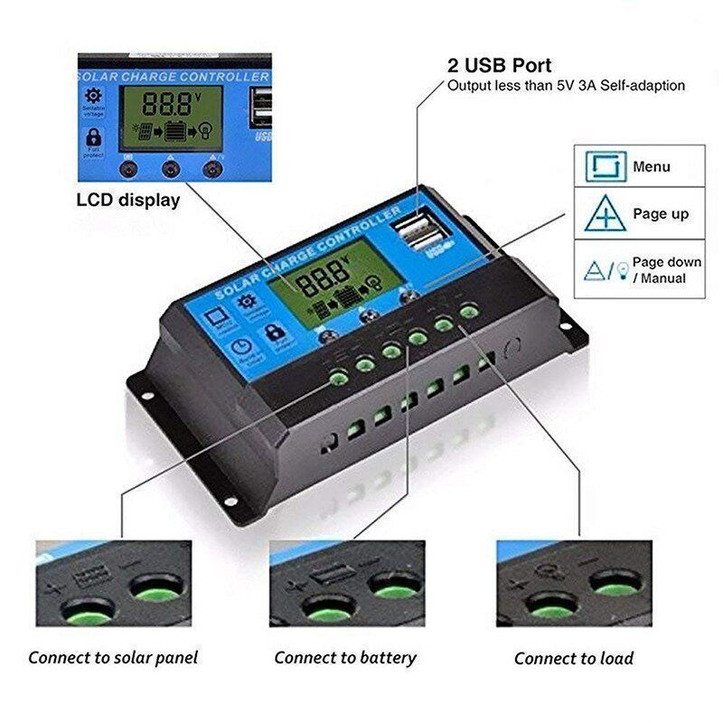 Caricabatterie: Solar Controller 12V/24V 30A Ladegerät Regler – Nuovo e nell'imballaggio originale da Uerkheim venduto da Kaufoption 5