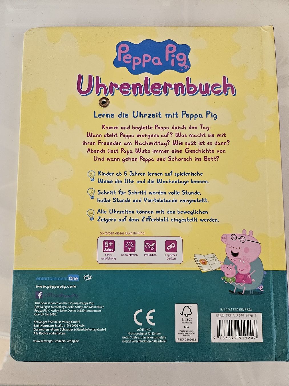 Libri: Peppa Pig Uhrenlernbuch – Usato da Visp venduto da hutter88 1