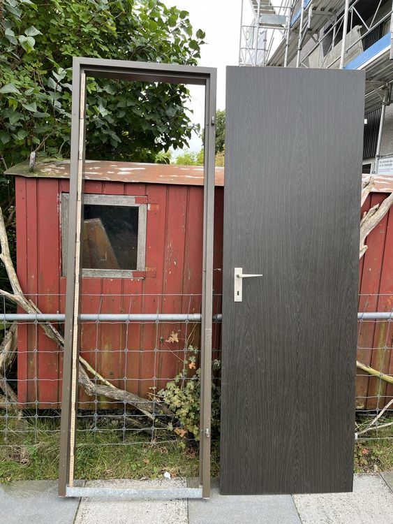 Nebeneingangstur Metall Mit Zarge