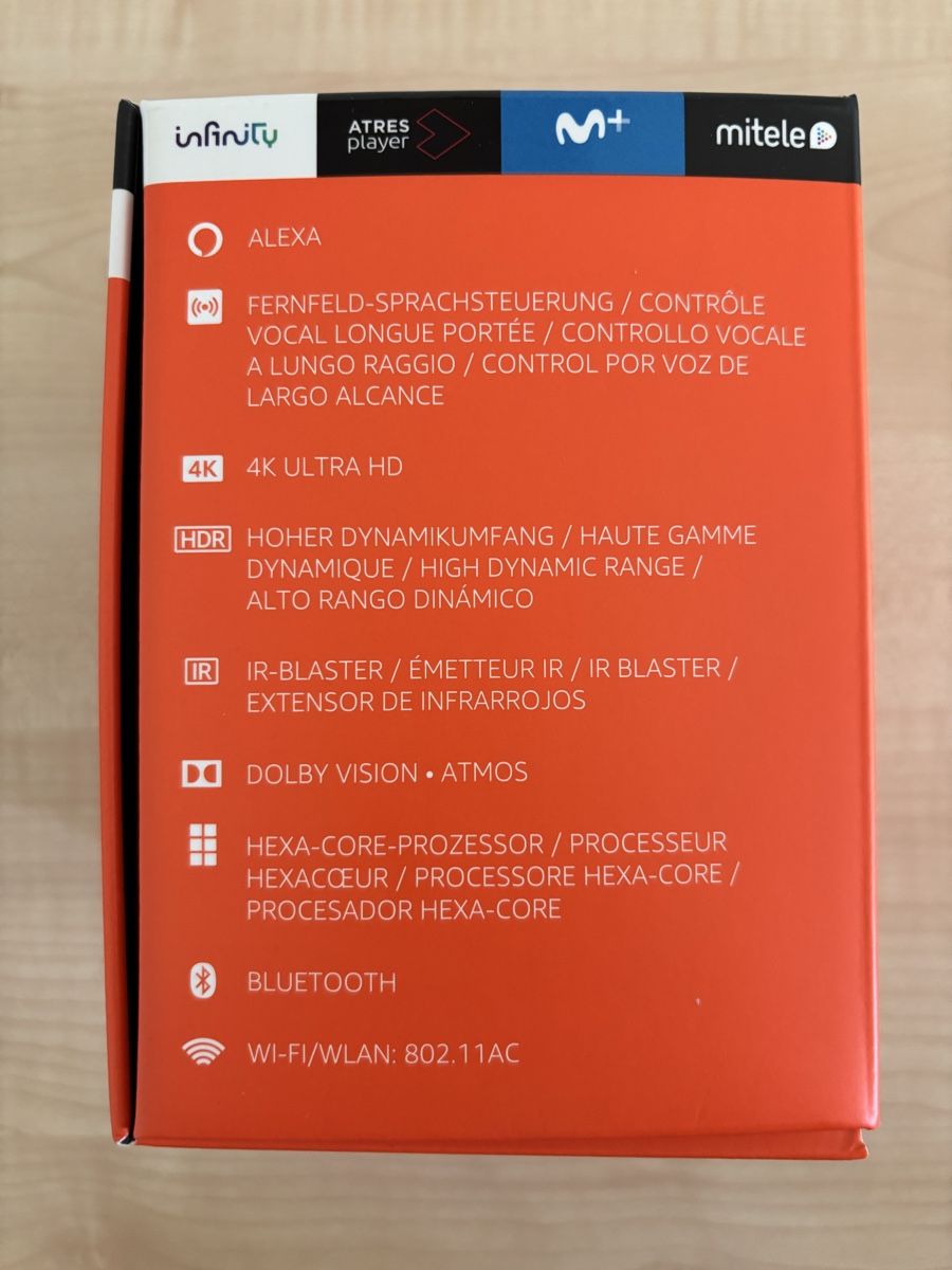 Amazon Multimediaplayer & Streamer: Amazon Fire TV Cube 4K HDR in excellent condition – Gebraucht aus Luzern von fmitzi 5