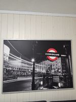 Bild London Underground Aluminiumrahmen 