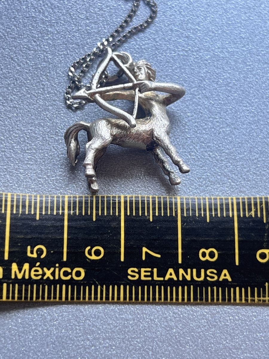 Ketten: Vintage Silver Sagittarius Centaur Archer Necklace! – Gebraucht aus Laufen von Trendmarket 8