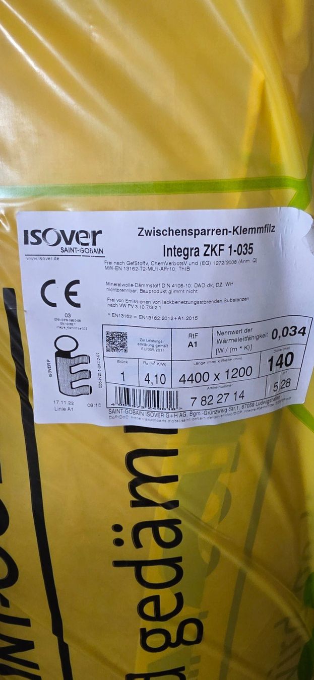 Füllmaterial: Isover Isolation 0,034 – Neu und originalverpackt aus Basel von astra2011 1