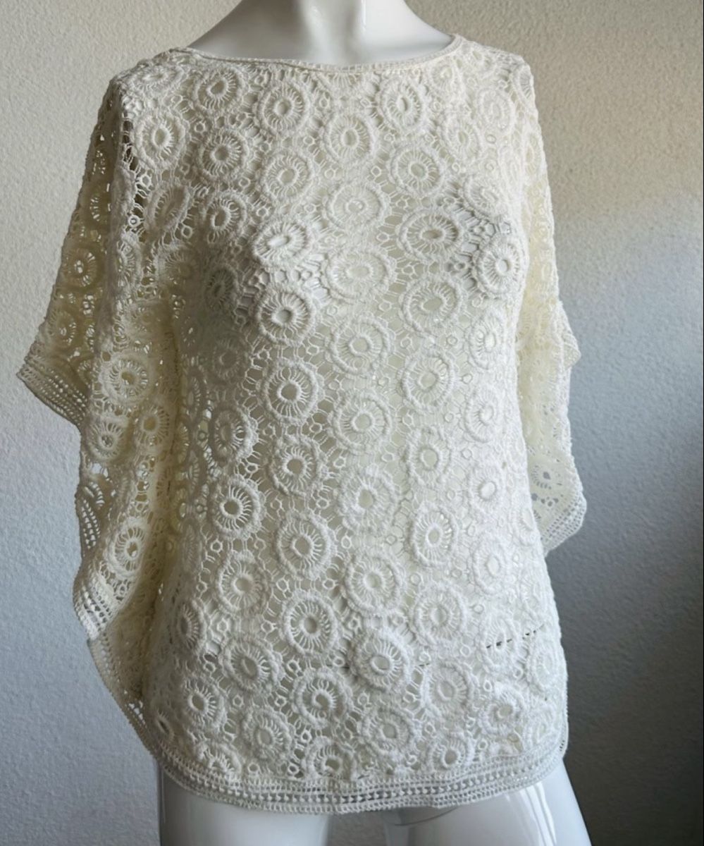 Cream Chemisiers: Cream Crochet Top  Size S/M – D'occasion à Vevey par ledidream 4