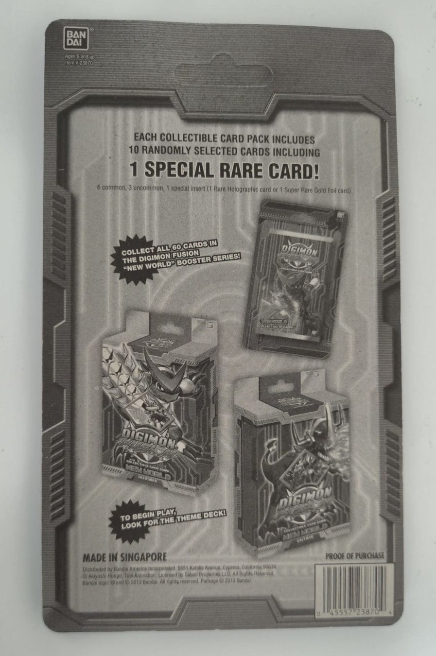 Bandai Sammelbilder & Trading cards: Digimon Fusion Series 1 Sealed Blister 2013 EN – Neu und originalverpackt aus Biel/Bienne von DigiPok 1