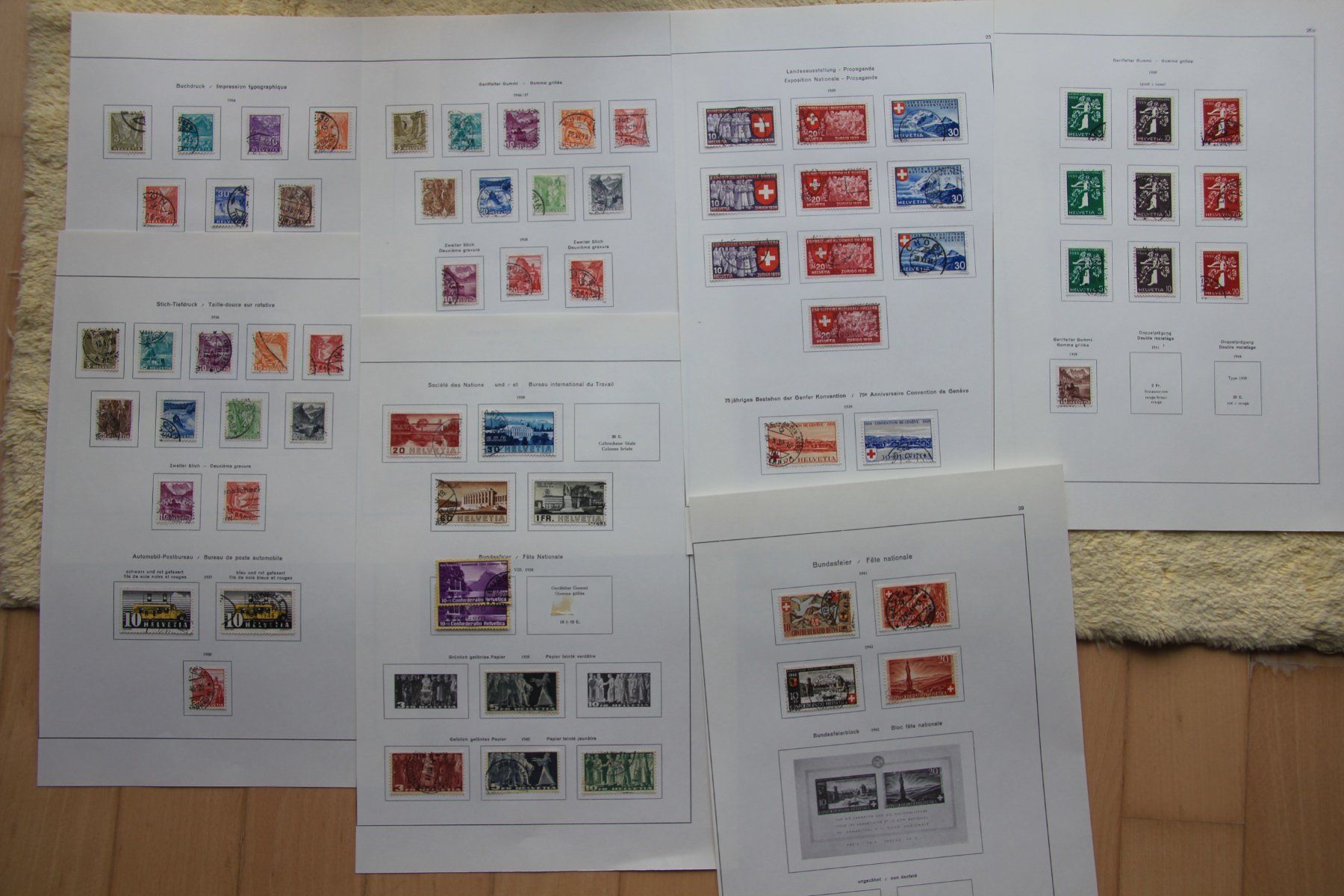 Tutti i francobolli: Briefmarken Schweiz Sammlung CH3 – Usato da Schlieren venduto da Sternstunde2 4