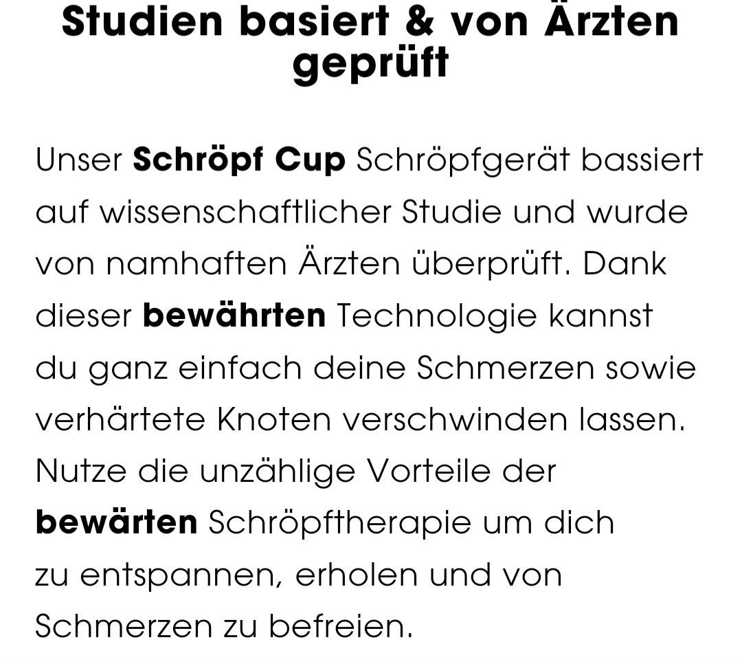 Appareils de massage: Schröpfgerät – Neuf avec emballage d'origine à Horw par Pfderi0 4