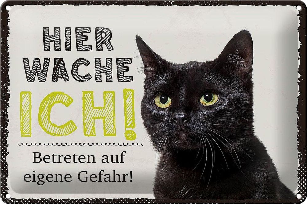 Schiefertafel 'Hier Wache Ich' Mit Riesenschnauzer Motiv – Türschild Für Garten, Terrasse Und Haustür