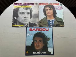 MICHEL SARDOU tolle Single Kult Chanson Frankreich 70's Top