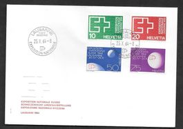 Sonderbrief S. 575 Expo Poste Principale Lausanne 25.10.1964