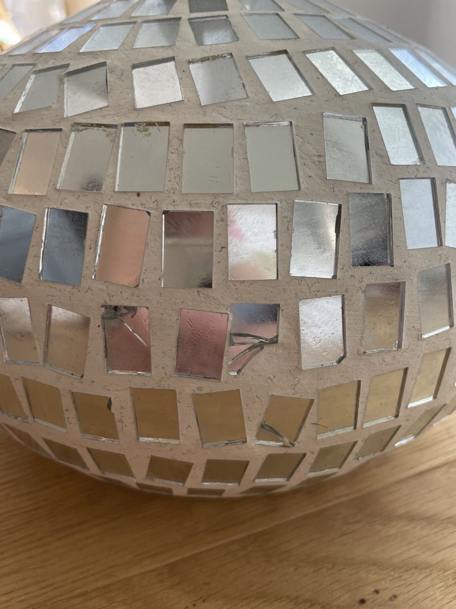 Vasi & Recipienti: Mosaik Vase in weiss – Usato da Arbon venduto da llaauraa 3