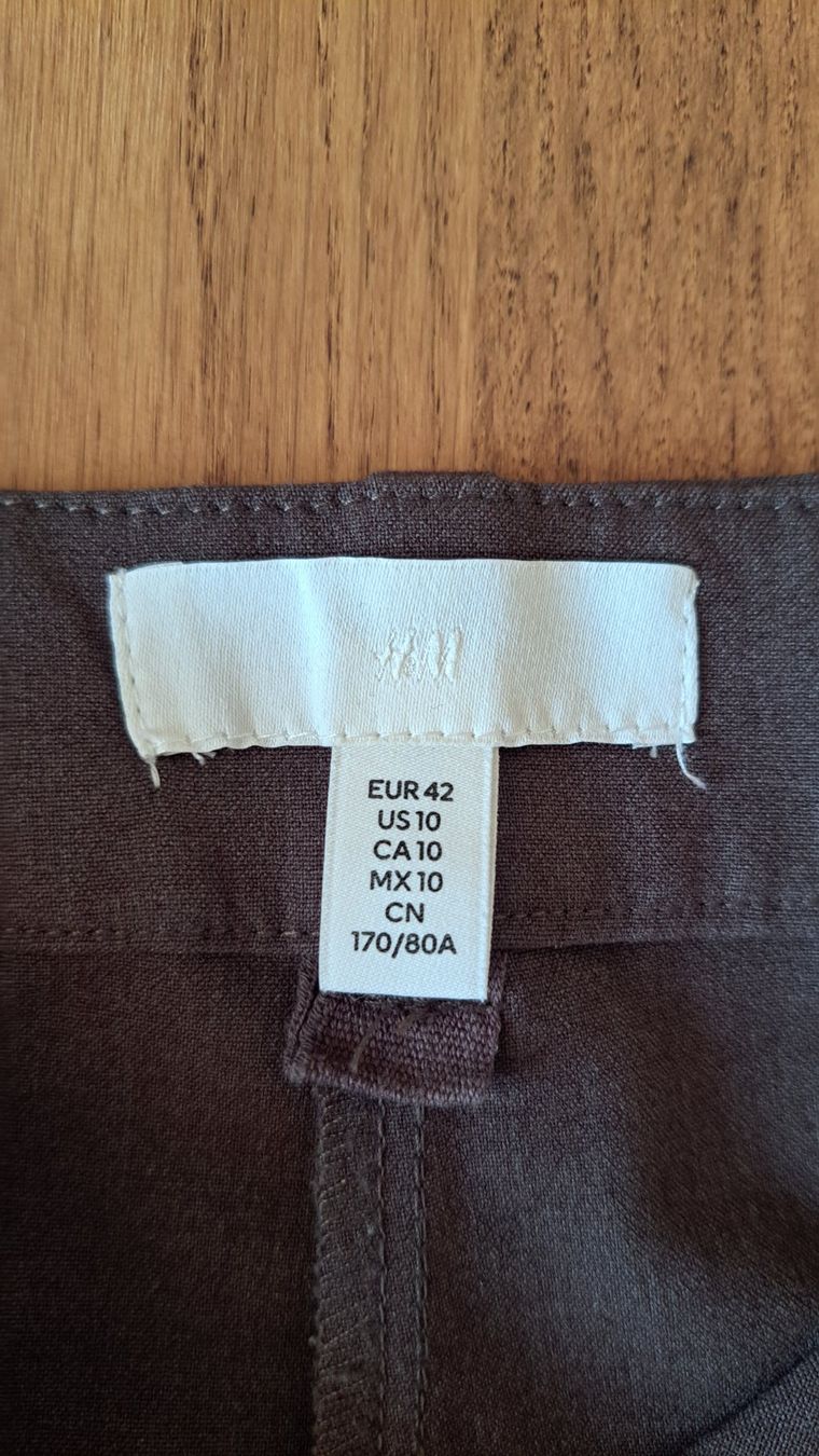 H&M Pantaloni: Stoffhose in grau/braun – Nuovo (secondo la descrizione) da Olten venduto da noe_vy96 1
