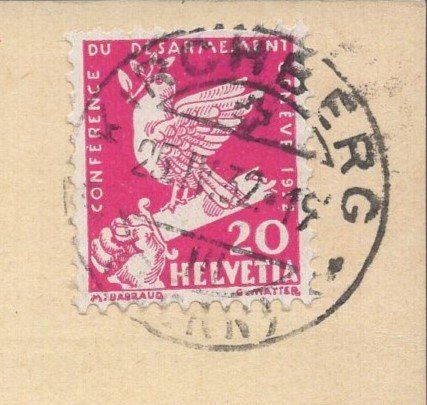 Tutti i francobolli: KIRCHBERG, 25.IV.32  Nachnahme – Usato da Aarau venduto da kufi44 1