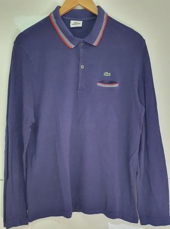 lacoste poloshirt langarm G L/M