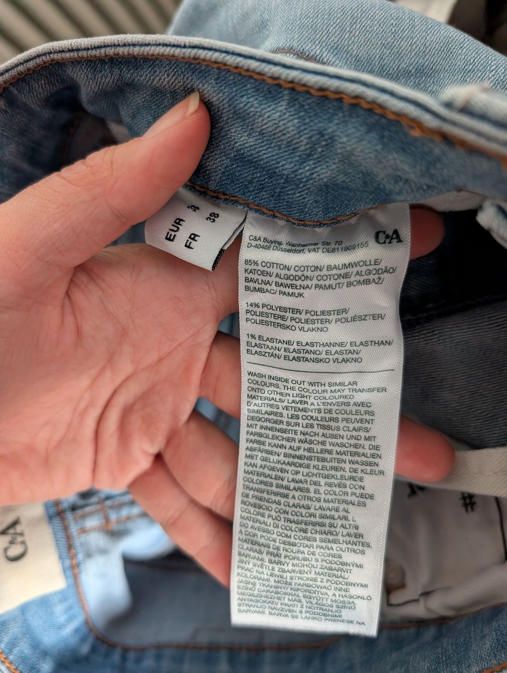 C&A Jeans: C&A Jeans Hose, Gr. 36, High Boot, High Waist – Gebraucht aus Wädenswil von macik 3
