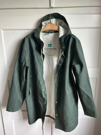 Stutterheim Raincoat Stockholm Green Grösse XL