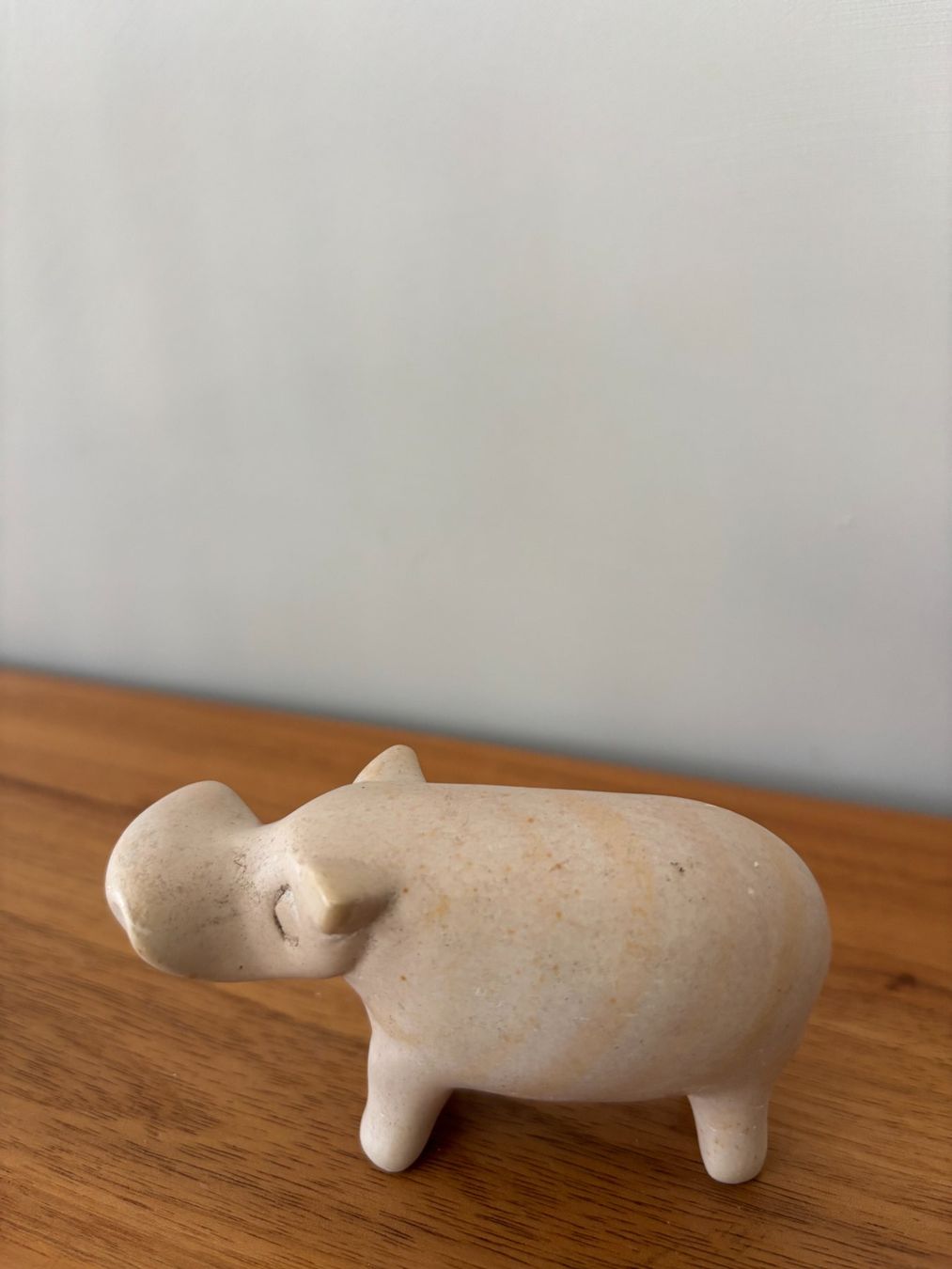 Figuren: Nilpferd aus Stein, NEU, ca. 9 cm x 5 cm – Neu (gemäss Beschreibung) aus Laax GR von wil_66wq 4