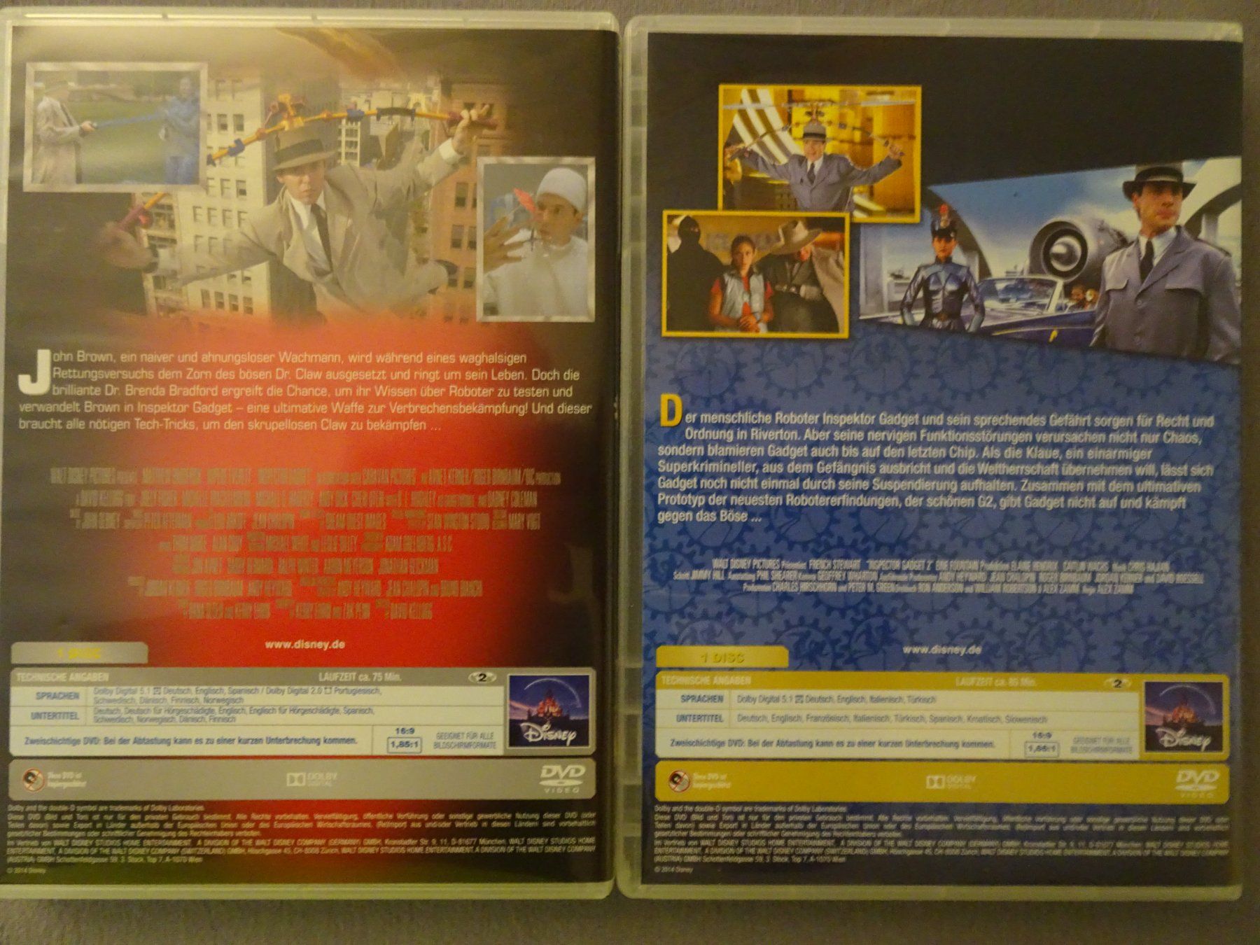 Tutti i DVDs: Inspektor Gadget 1+2 – Usato da Waldenburg venduto da Mimily33 1