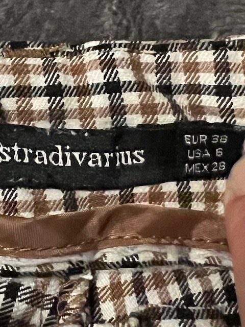 Pantaloni: Stradivarius Hose, Gr. 38, Karomuster – Usato da Gossau Sg venduto da olles 2