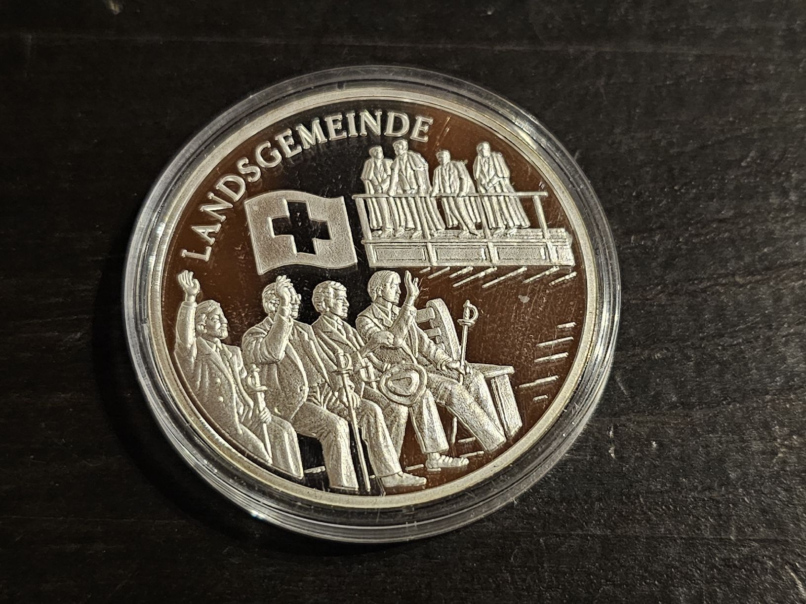 Medaglie: Ab1fr!! Landsgemeinde☆Schweizer Volksbrauche – Nuovo (secondo la descrizione) da la neuveville venduto da houeka