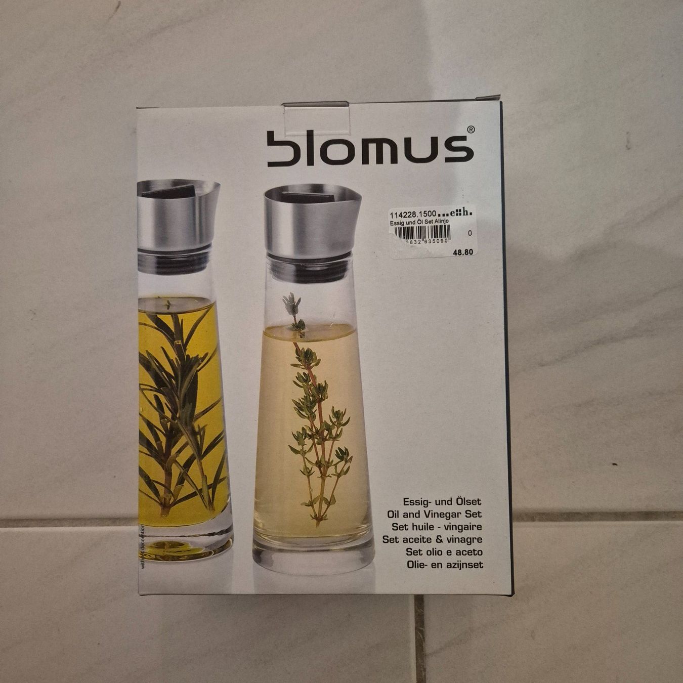 Blomus Set di piatti: Essig und Oelset Alinjo blomus – Nuovo e nell'imballaggio originale da Arni AG venduto da kurtrmeier