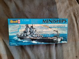Revell 1/1200 battleship Missouri