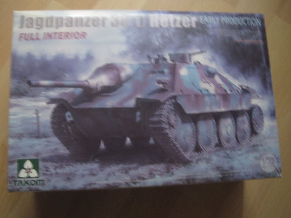 HETZER 38 t Jagdpanzer Full Interior Early TAKOM 1/35 NEU (Neu und ...