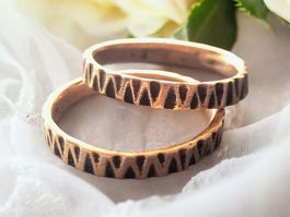 Feiner Herren-Ring, Bronze, Grösse 65.5
