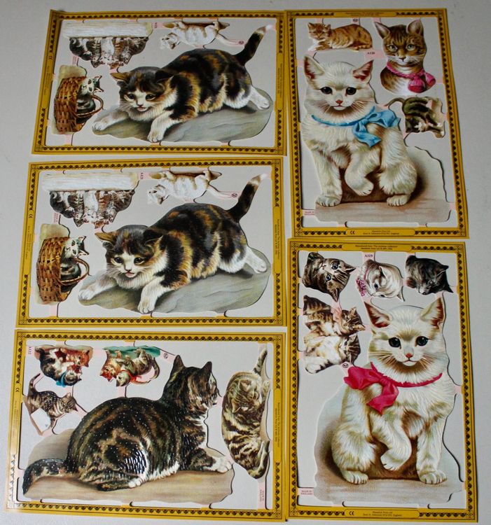 EF Glanzbilder Set „Fisch Muschel“ – Oblate Poesiebilder Für Scrapbooking & Deko, Ca. 24x15 Cm