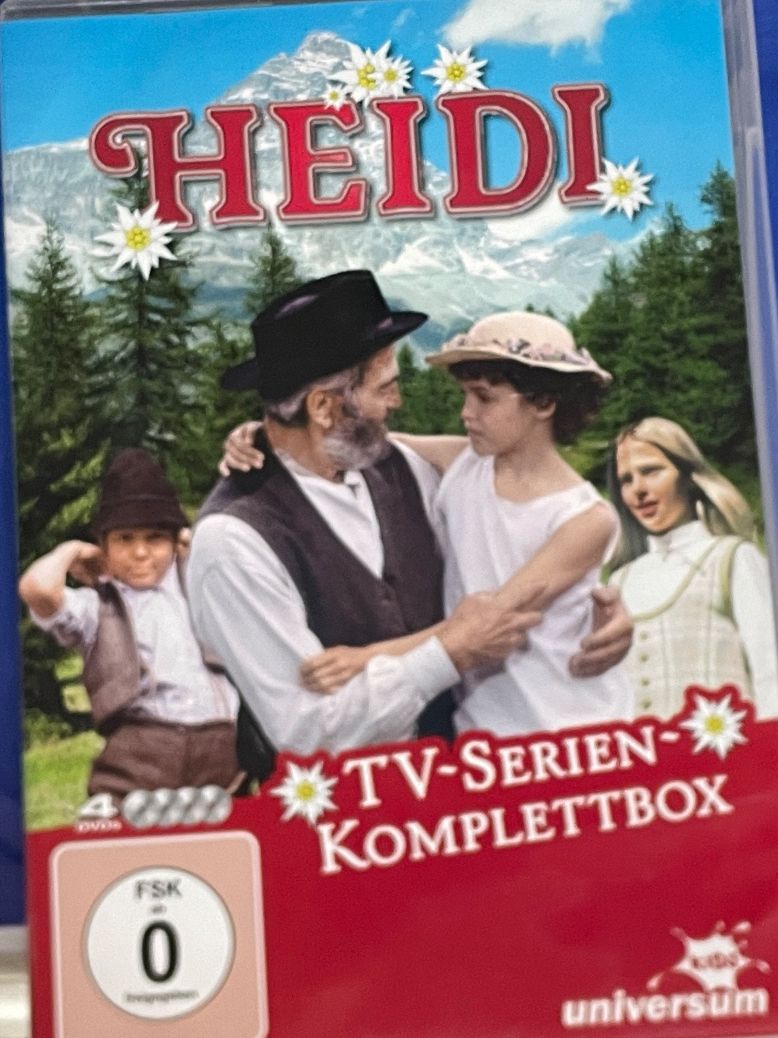 Tutti i DVDs: Heidi 1-4 - Komplettbox – Usato da Muri b. Bern venduto da AdidasCollector 3